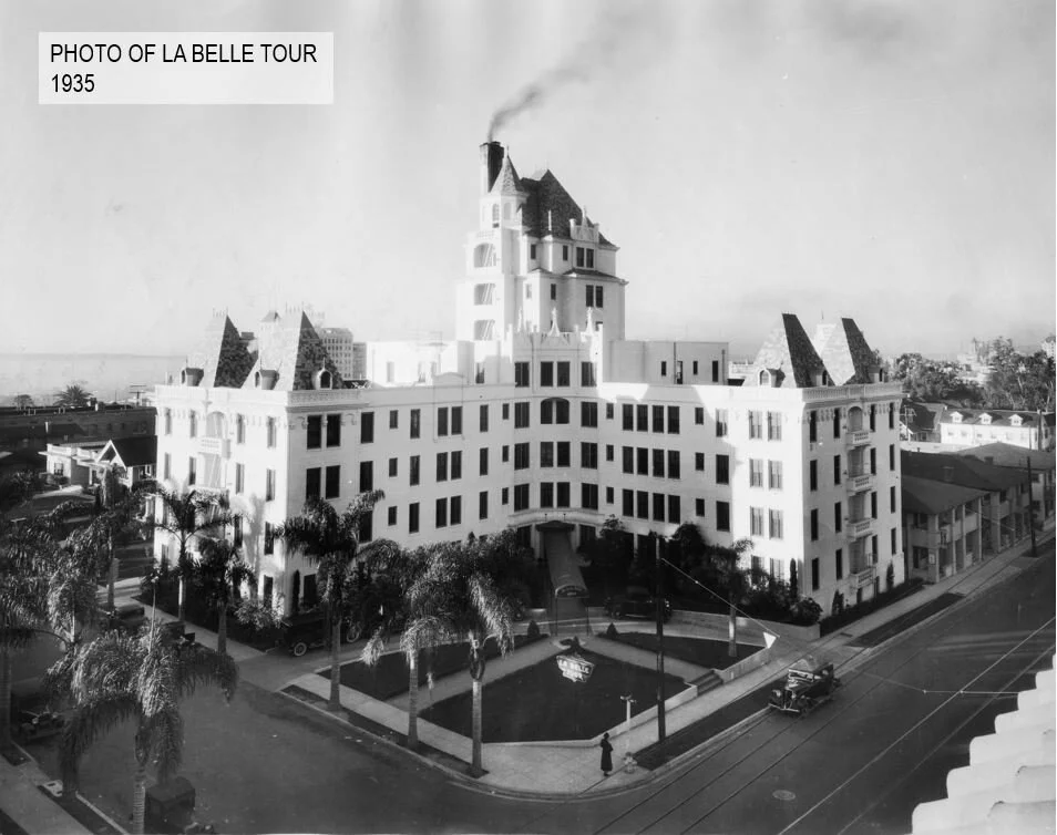 Photo taken of the La Bella Tour in 1935